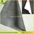 Grey 100% polyester reflective fabric